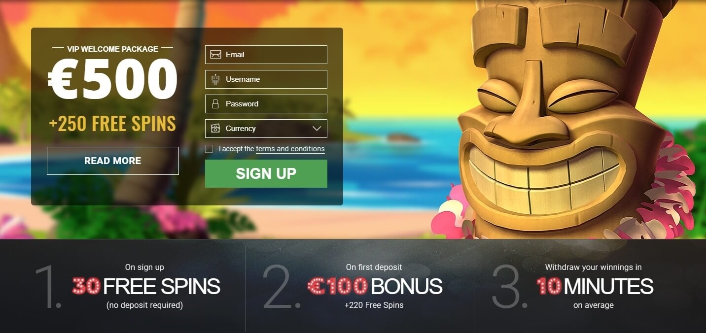 €185 free chip at Mansion Casino