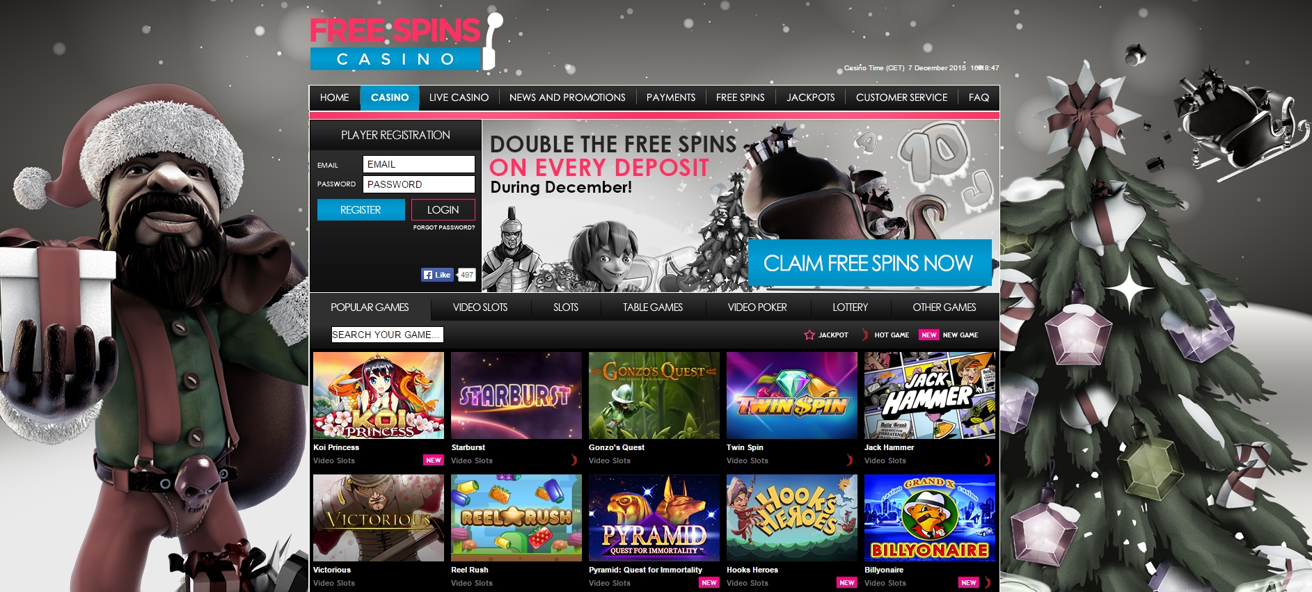 800% First Deposit Bonus Norway Casino