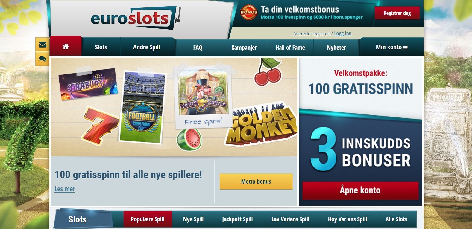 70 Free Casino Spins at Gate777