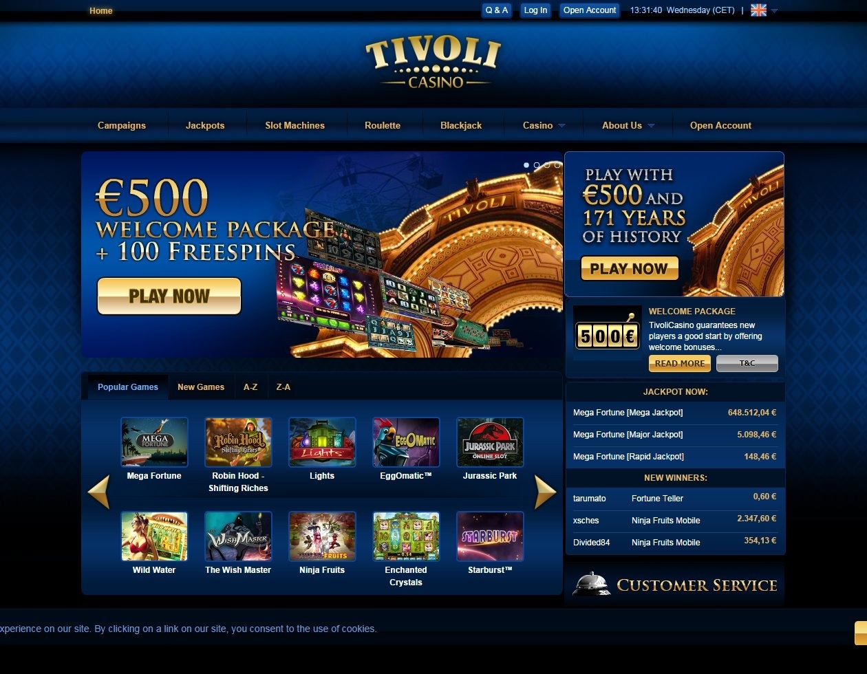 25 Loyalty Free Spins! at Miami Club
