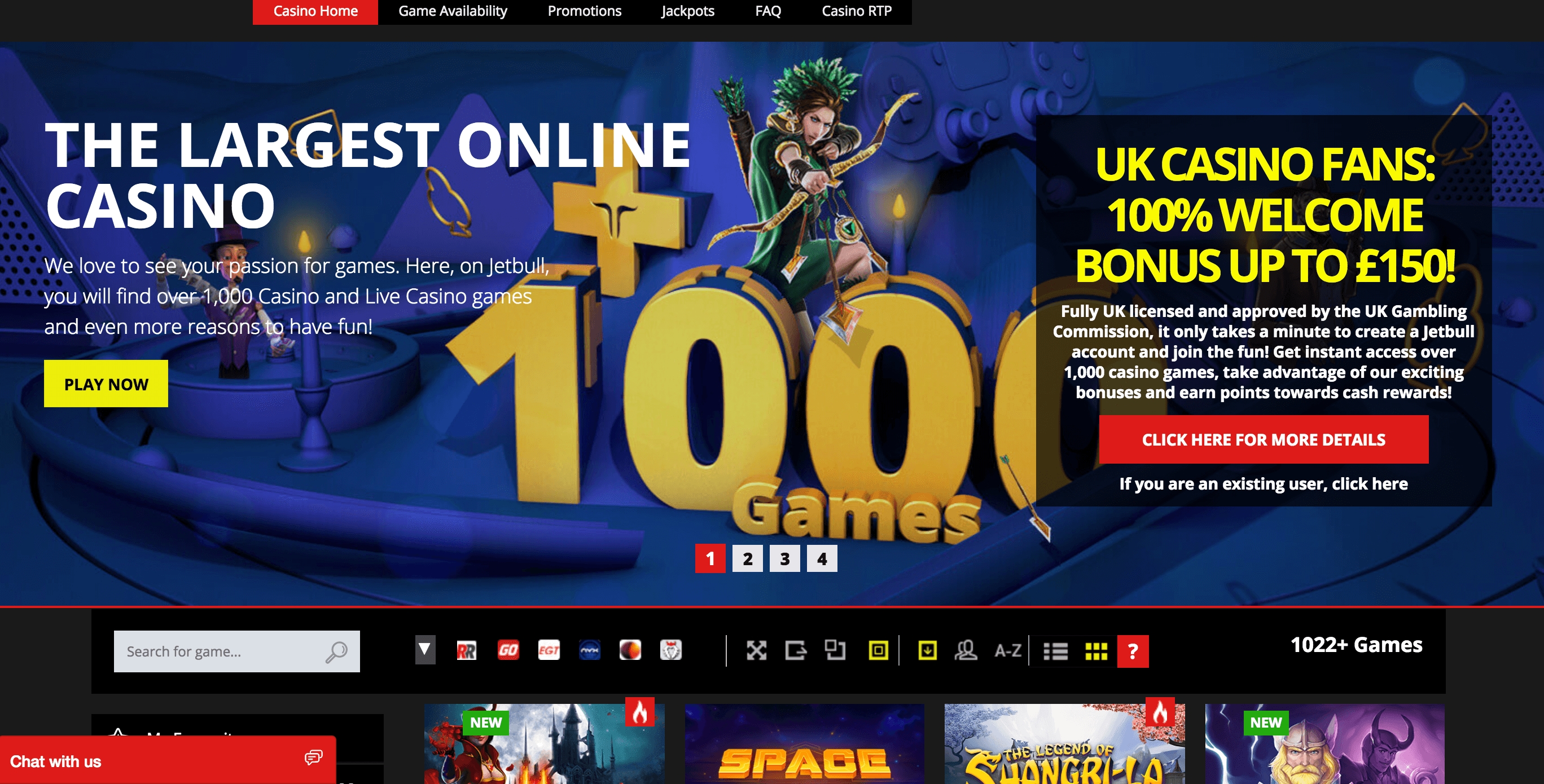 65 Free Spins no deposit casino at 888 Casino