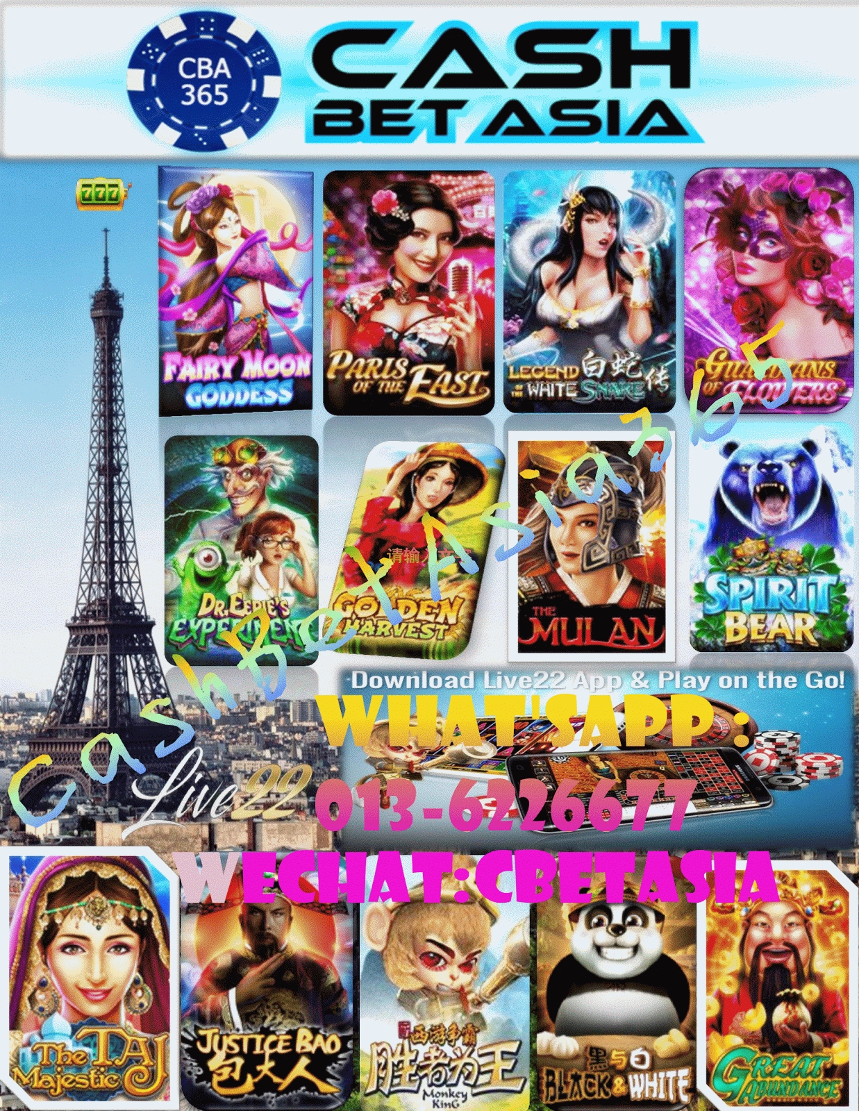 200 Free casino spins at Gamebookers