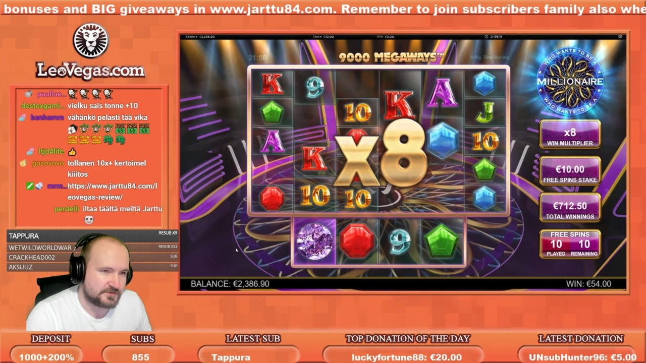 120 free spins at Finland Casino