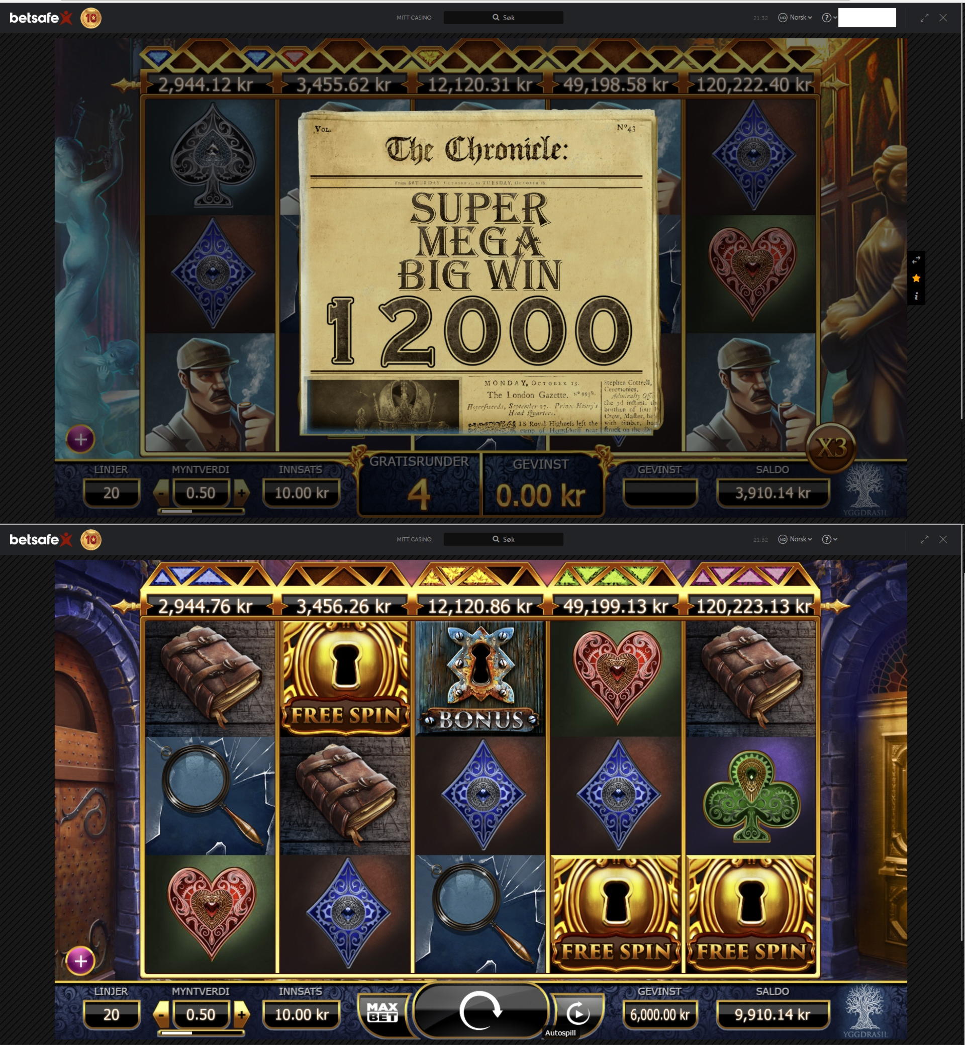 Eur 270 Free Money at Wink Slots