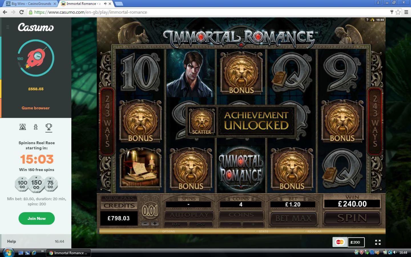 480% Match bonus casino at Finland Casino