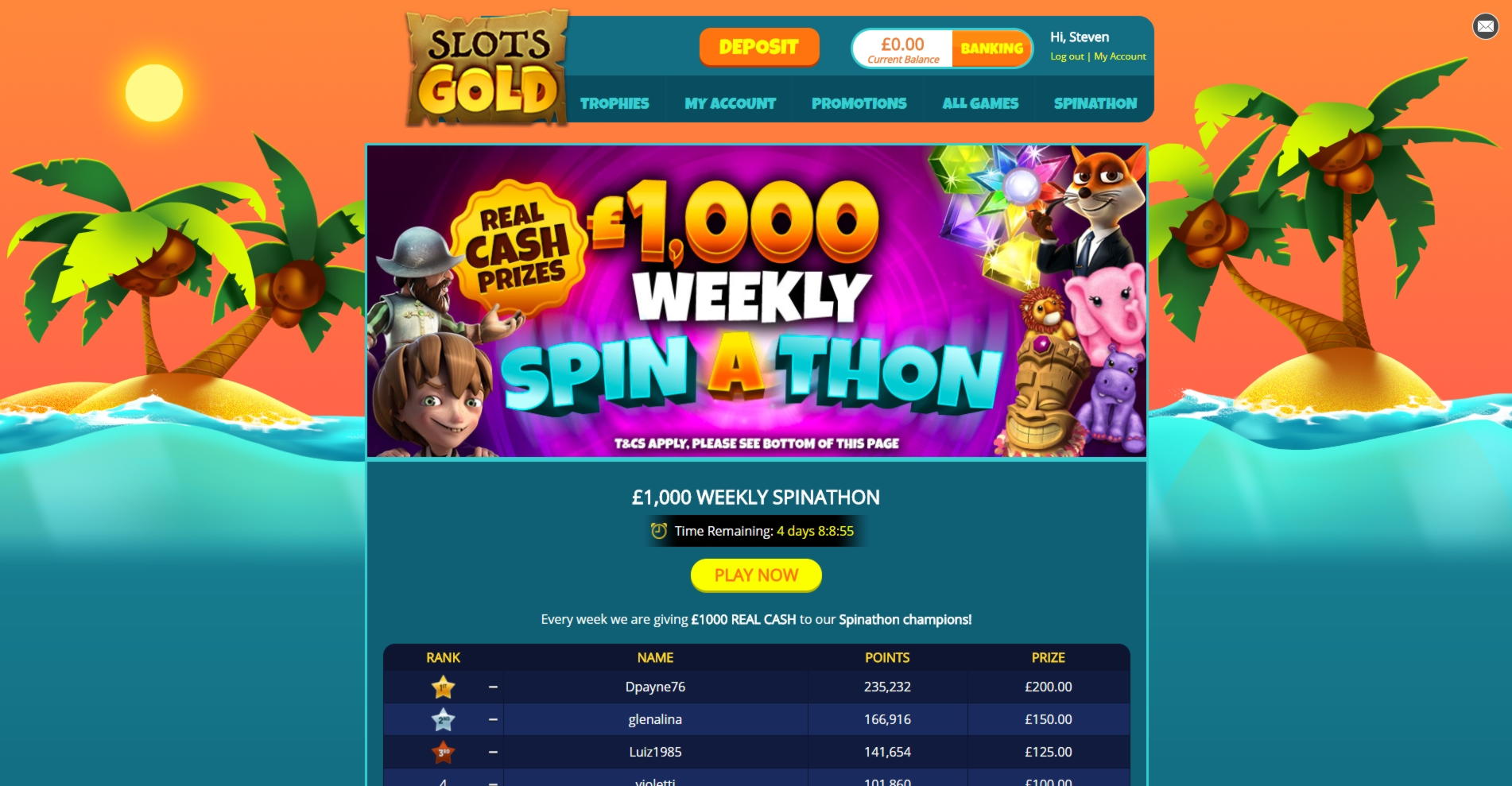 105 Free casino spins at 777 Casino