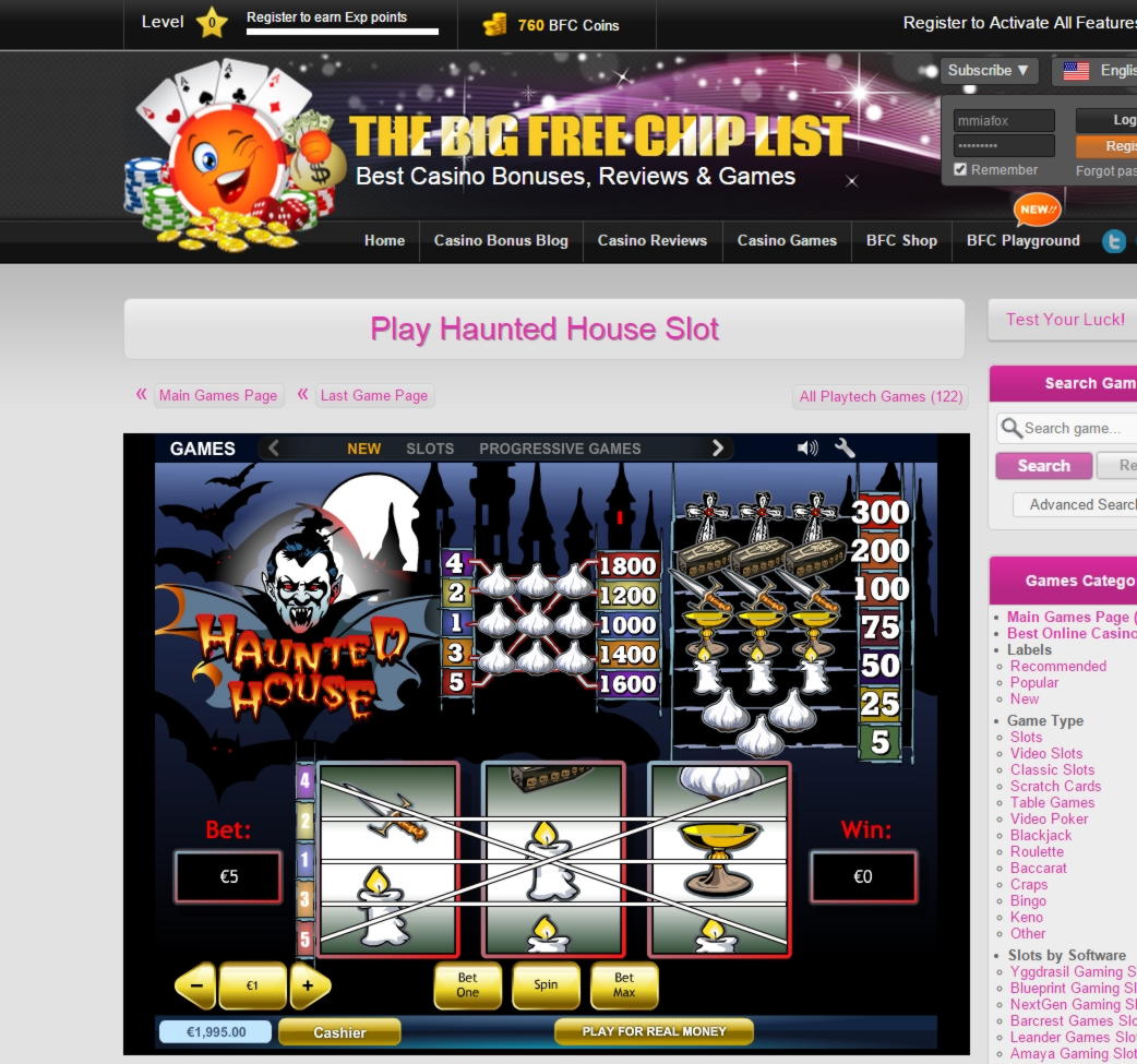 EURO 580 FREE CHIP at Miami Club