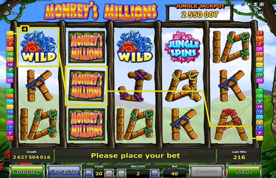 525% Signup casino bonus at Davincis Gold