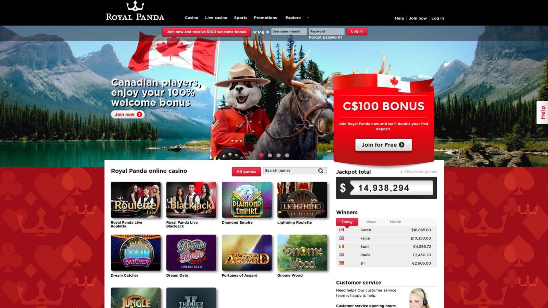 265 free spins no deposit at Spins Royale