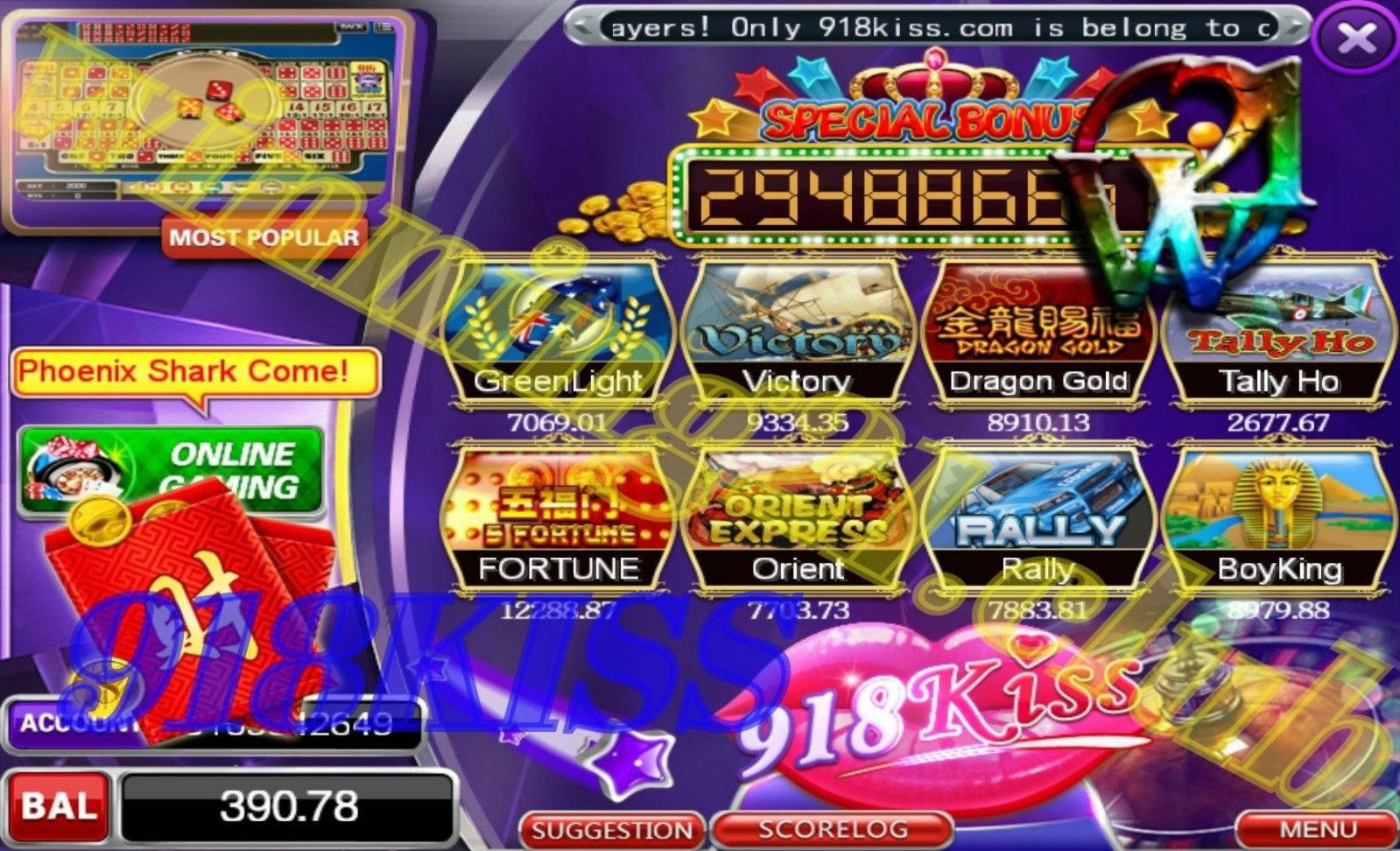 EURO 700 Free Casino Tournament at SC Casino