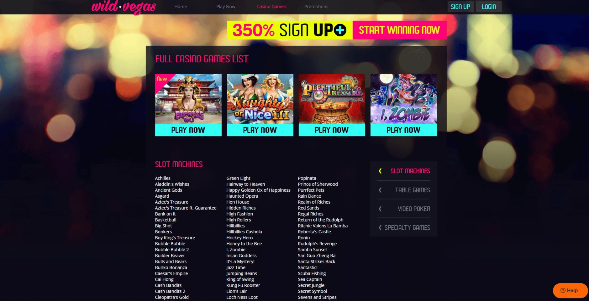 225 free spins at Secret Slots