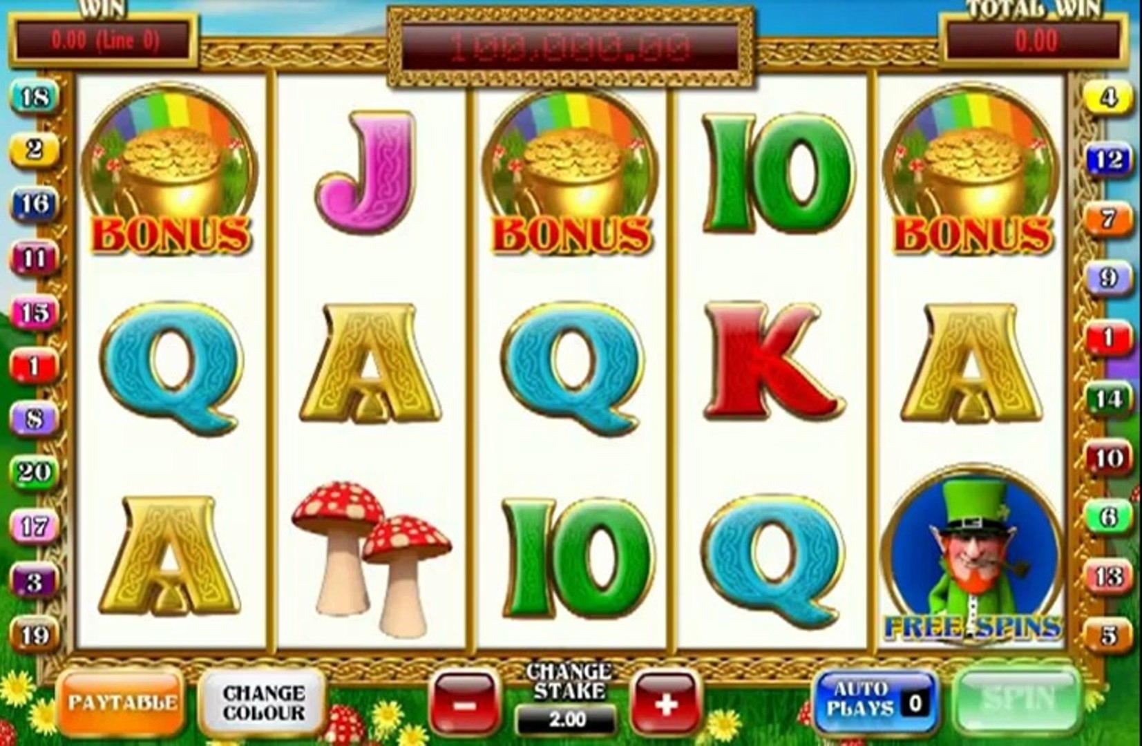 175 Free casino spins at Carnival Casino