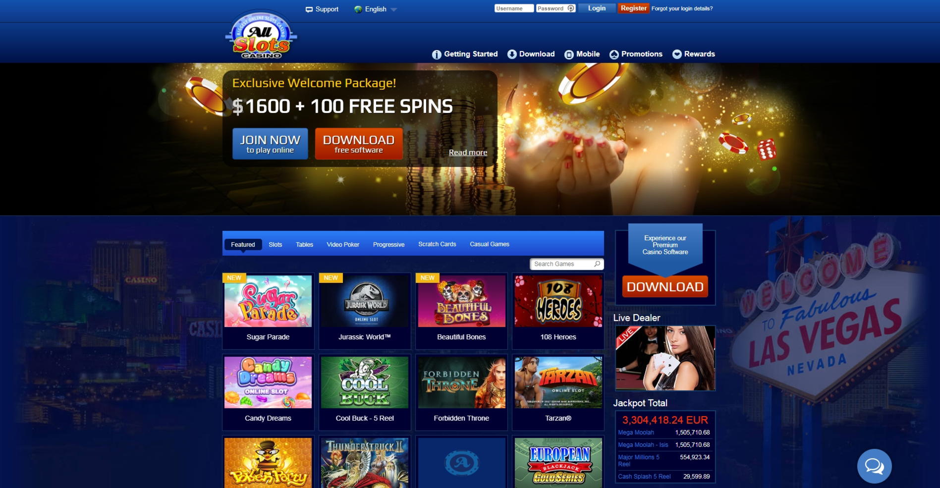 99 free spins no deposit at Jackpot 21