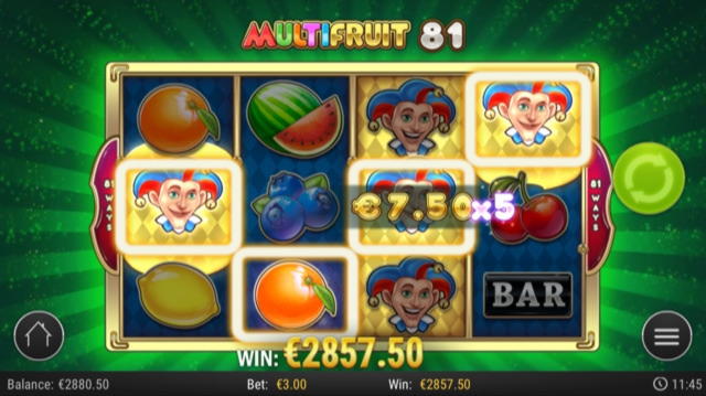 €585 casino chip at Slots 555