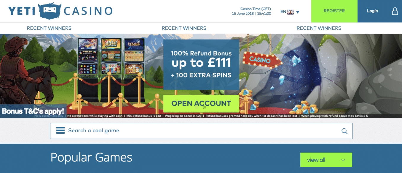40 Free casino spins at Finland Casino