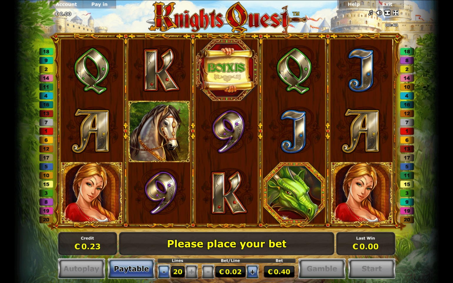 Darmowa gra kasynowa Eur 405 w kasynie Party