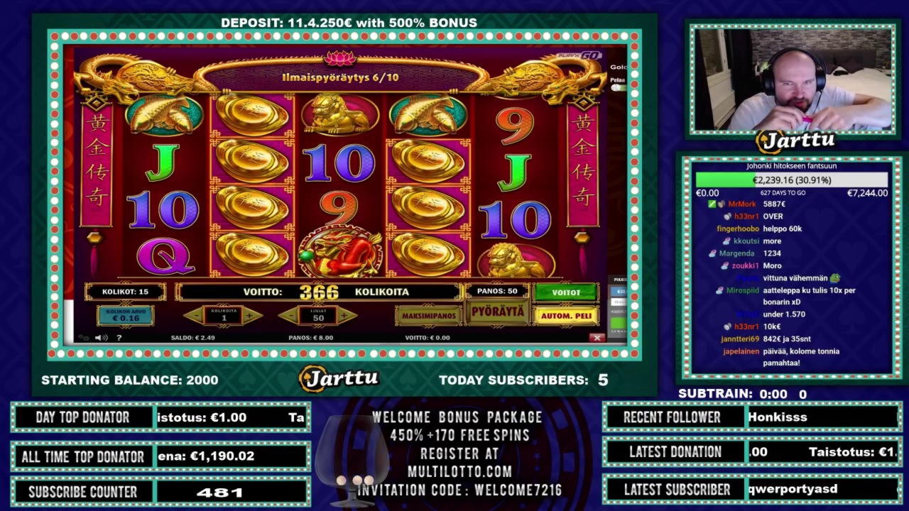 55 free casino spins at Mansion Casino