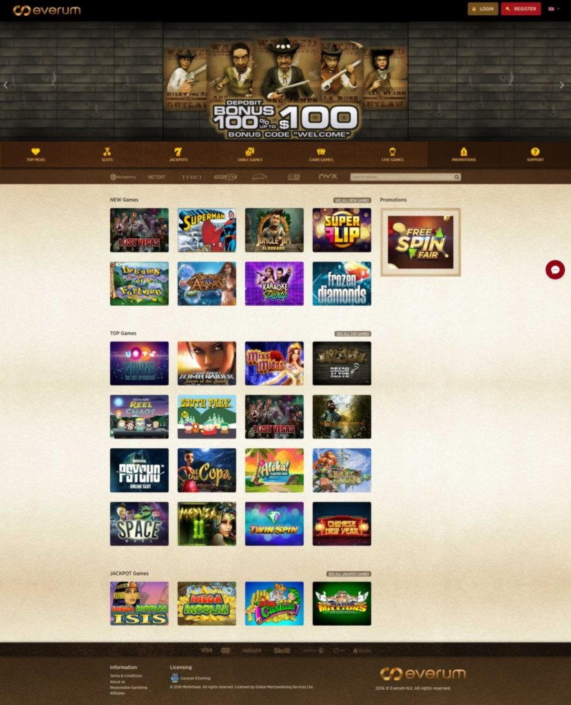 255 Free Spins Casino at Spinrider