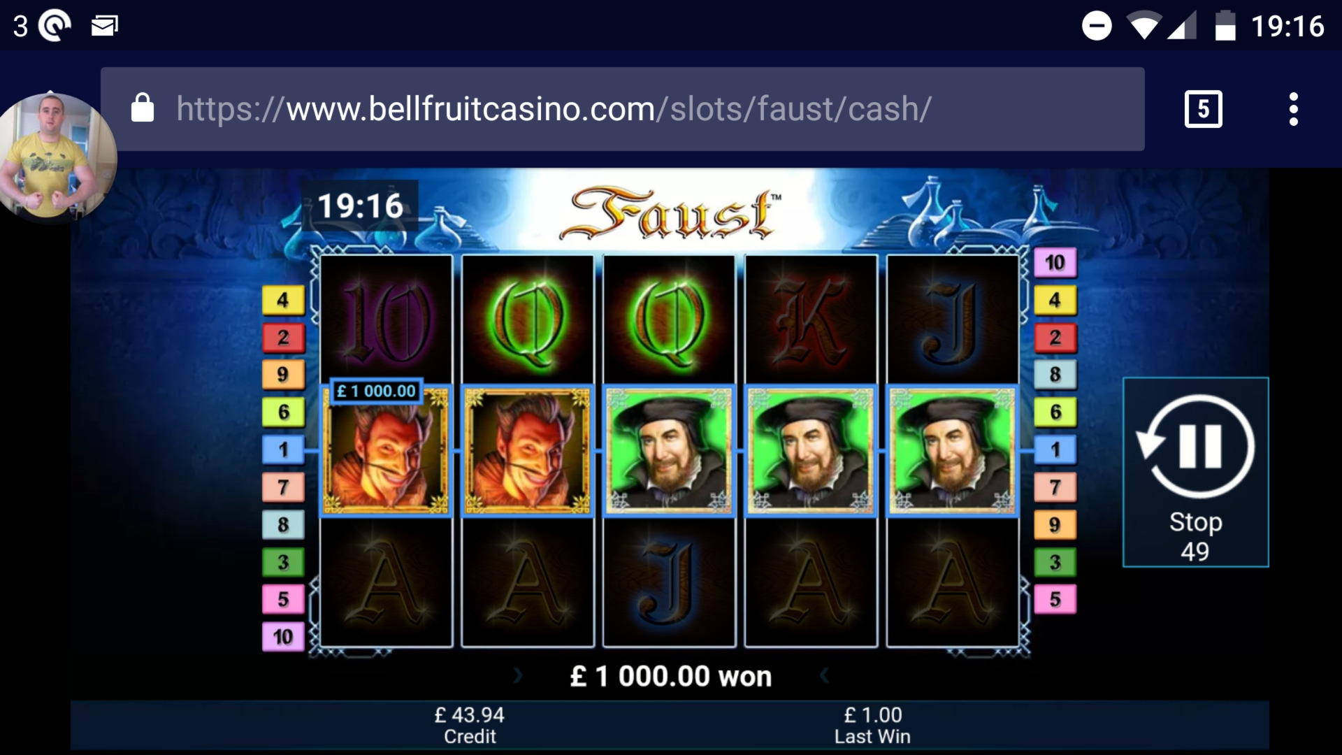 EURO 1505 No deposit casino bonus at Casino.com