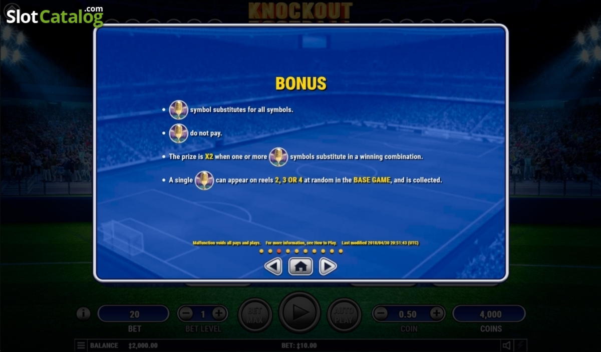 10 free casino spins at Sloto'Cash