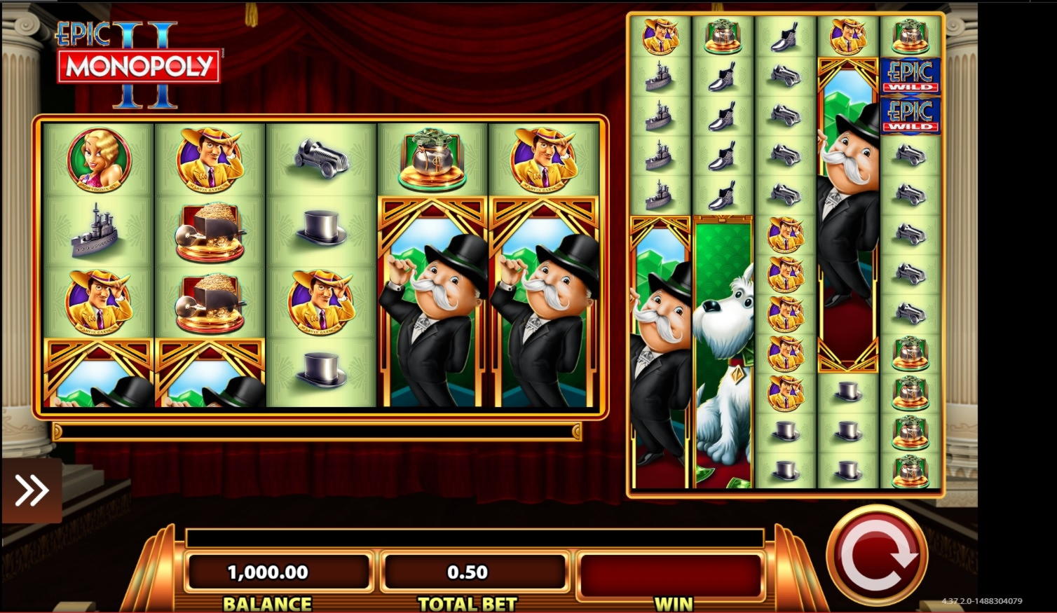 800% Match at a casino at Reef Club Casino