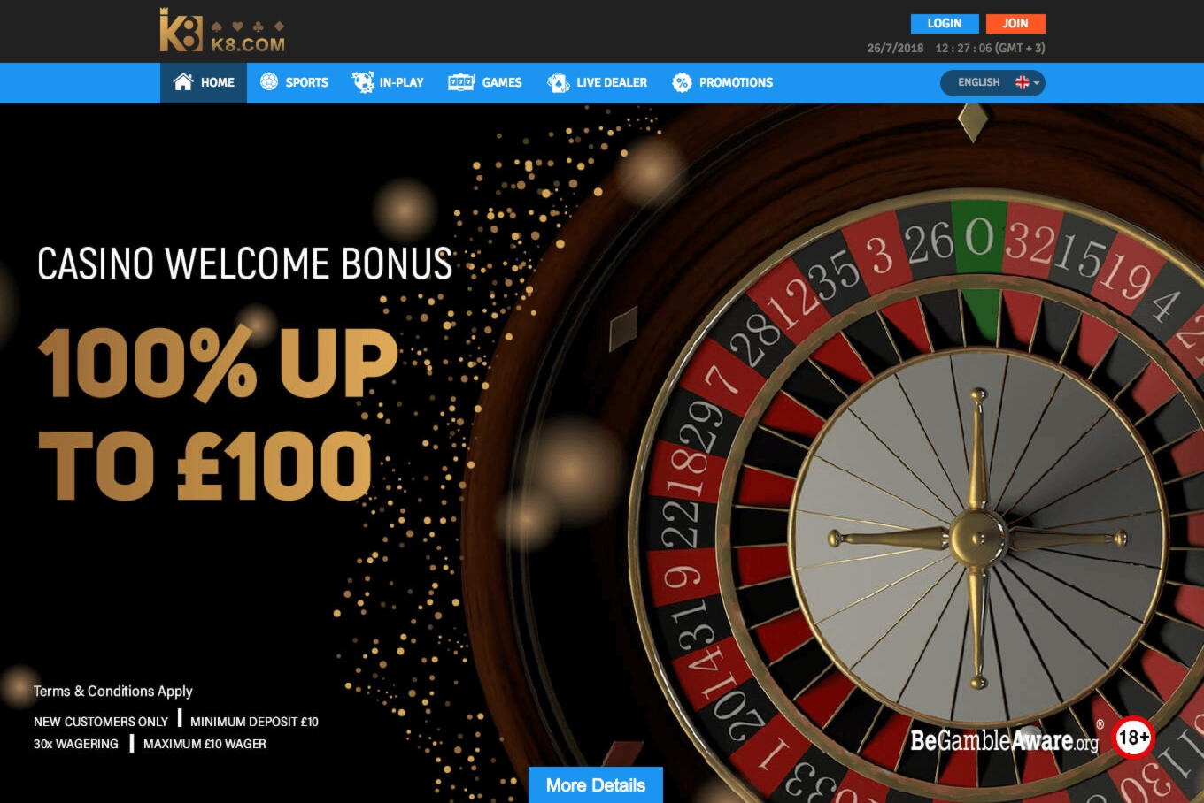 45 Free casino spins at Dream Vegas