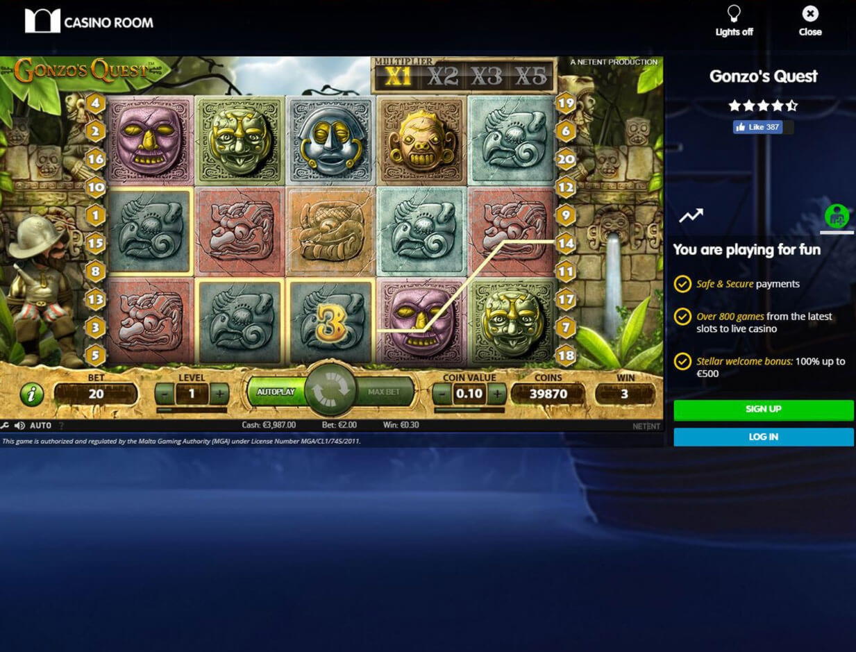 955% Match at a casino at Finland Casino