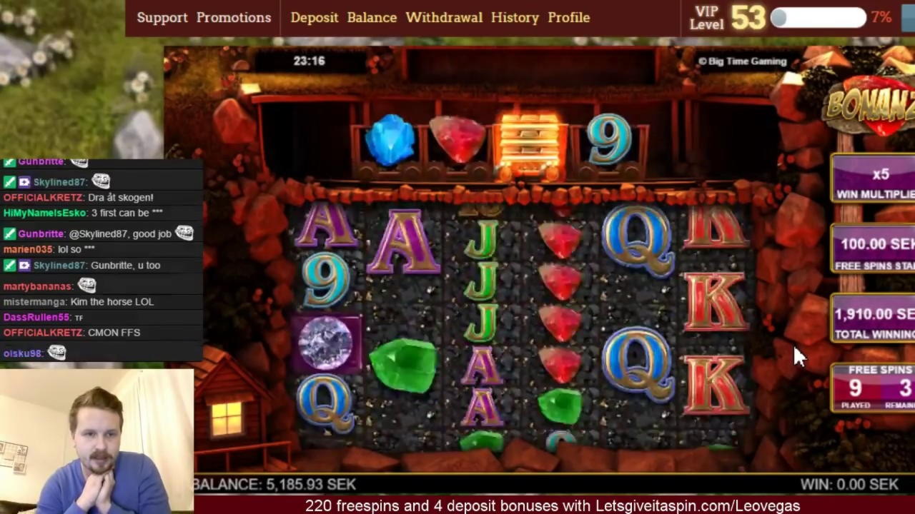 165 FREE SPINS at Casino.com