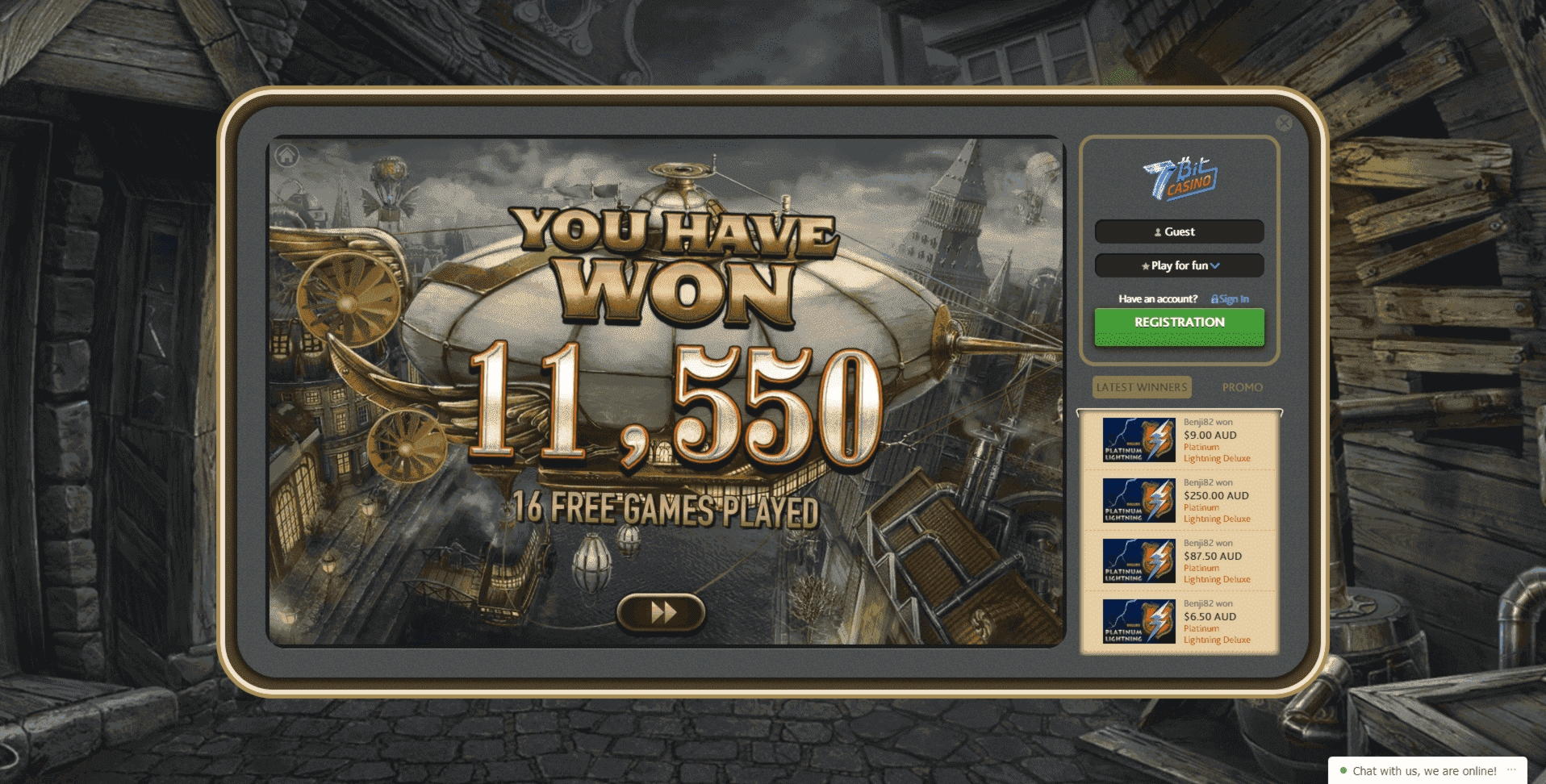595% No Rules Bonus! at Sloto'Cash