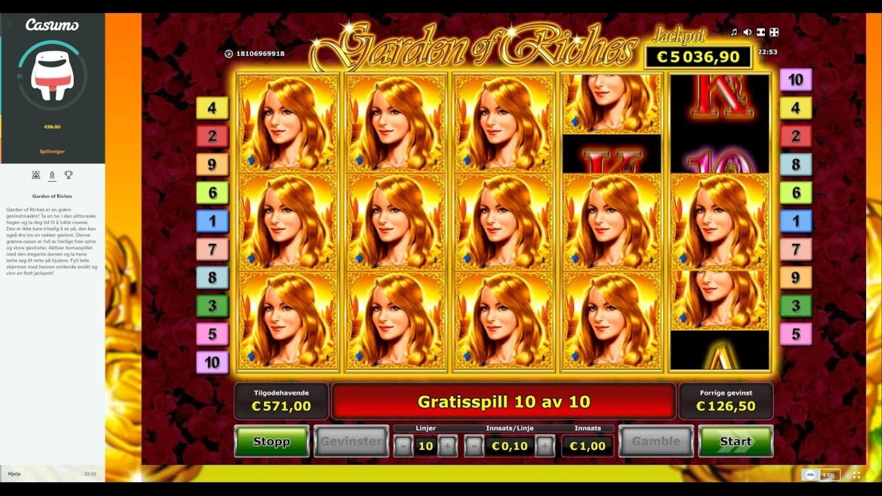 195 free casino spins at Video Slots