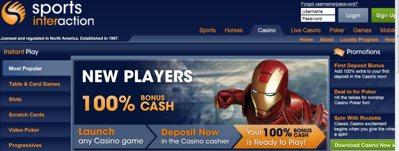 285% Match at a Casino at Jackpot City