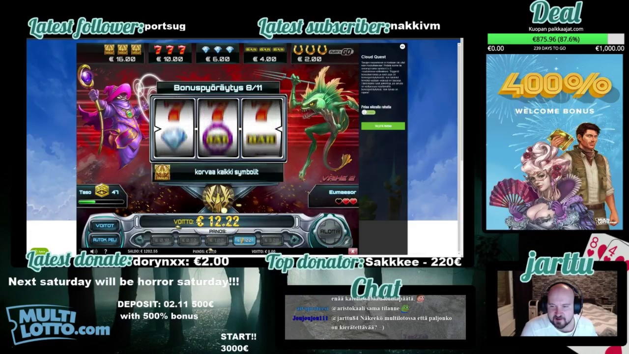 €2620 No Deposit at Spartan Slots