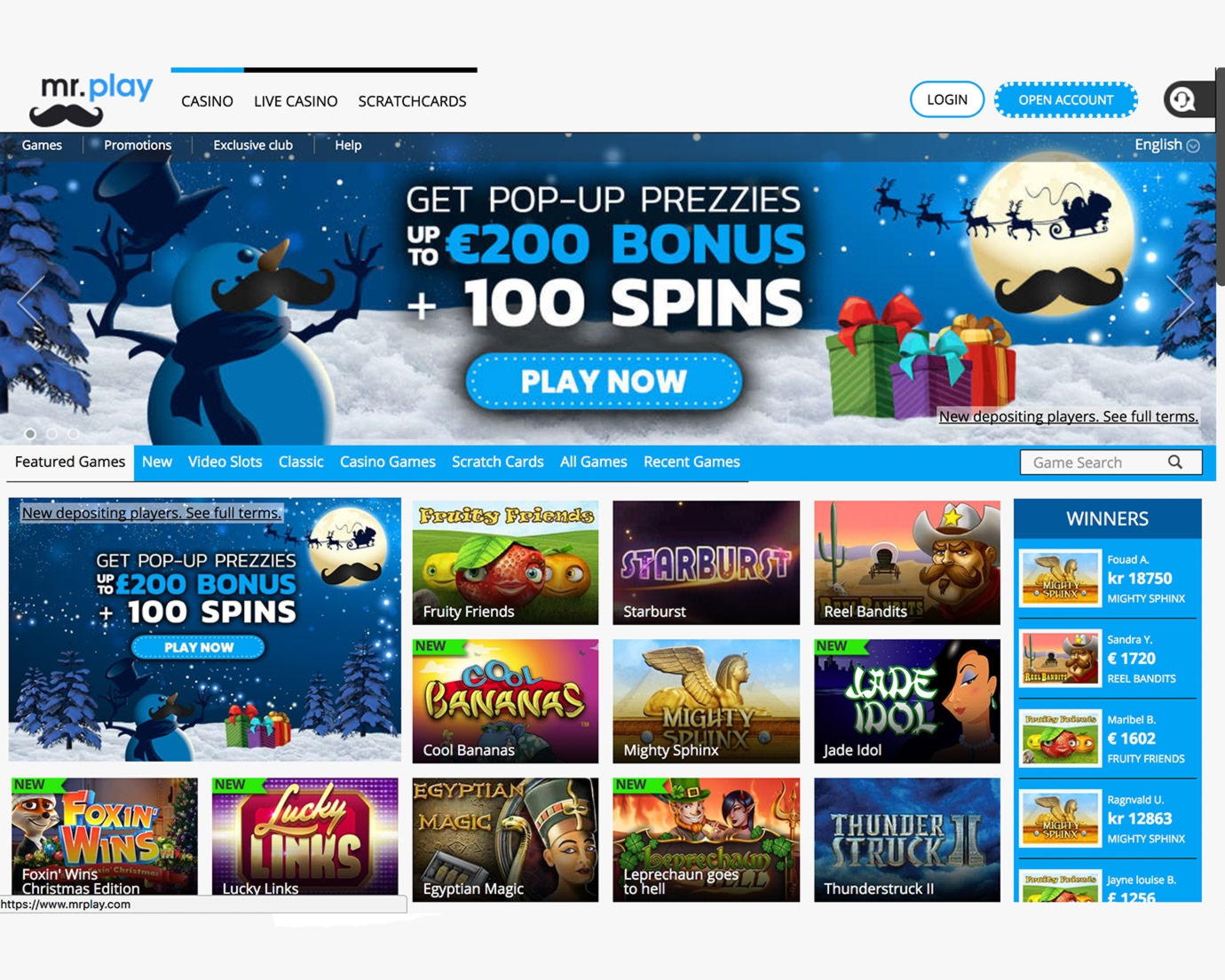 275 Free Spins right now at Finland Casino