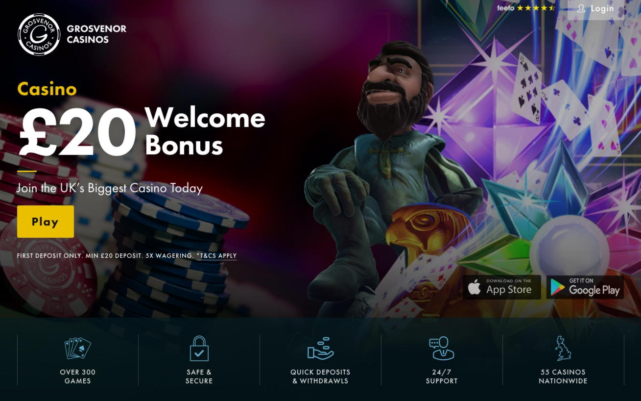£555 No deposit at Casino.com