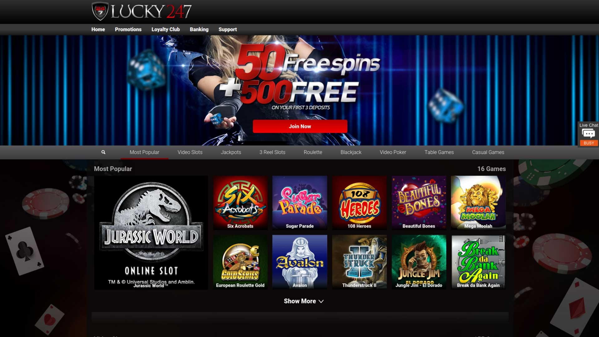 820% Match Bonus Casino at Finland Casino