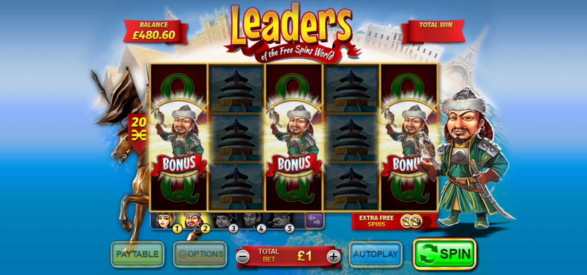 EUR 2740 No deposit at Spinland