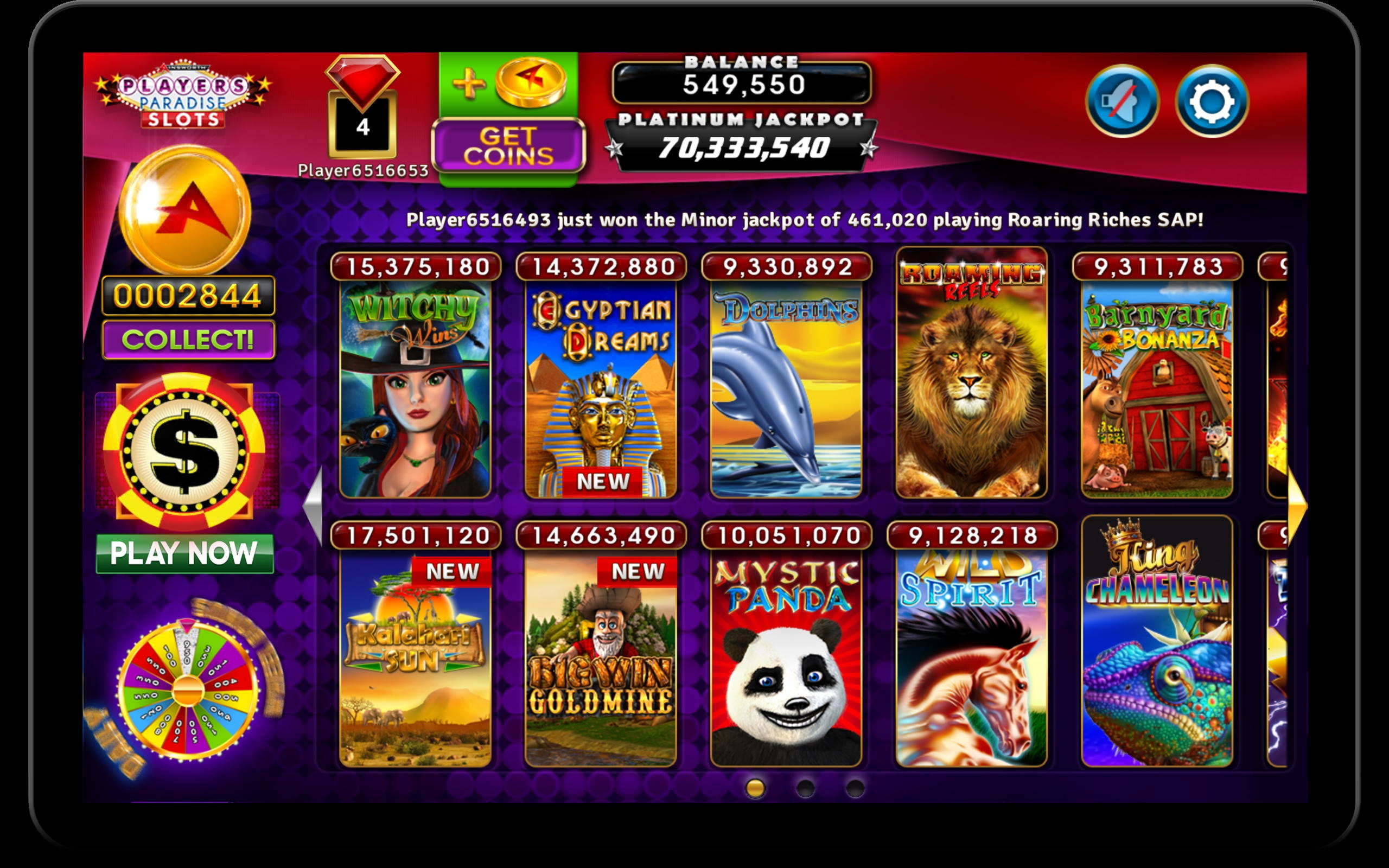 Darmowe kasyna 40 w kasynie Party