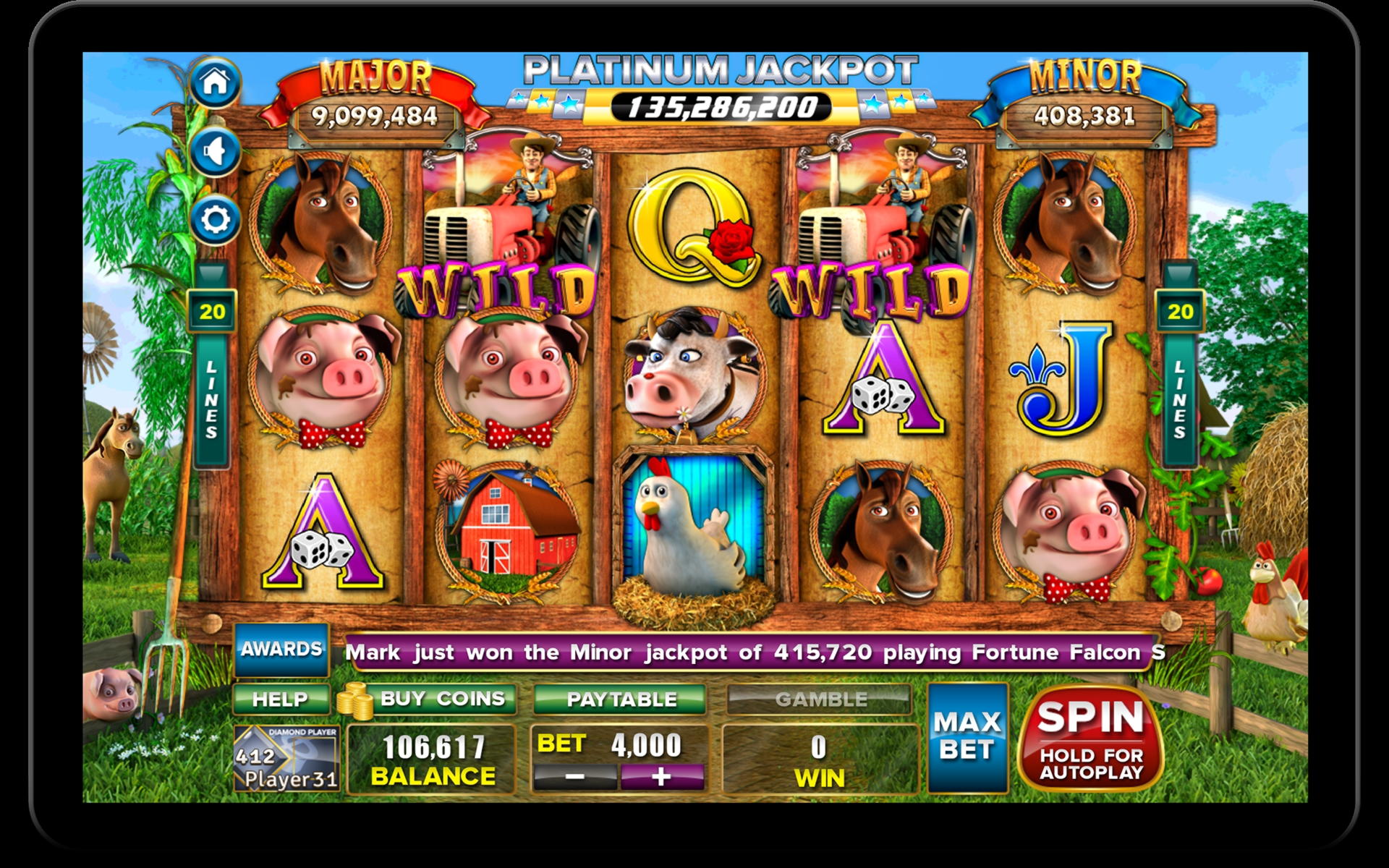 ﻿$3020 no deposit at Sloto'Cash