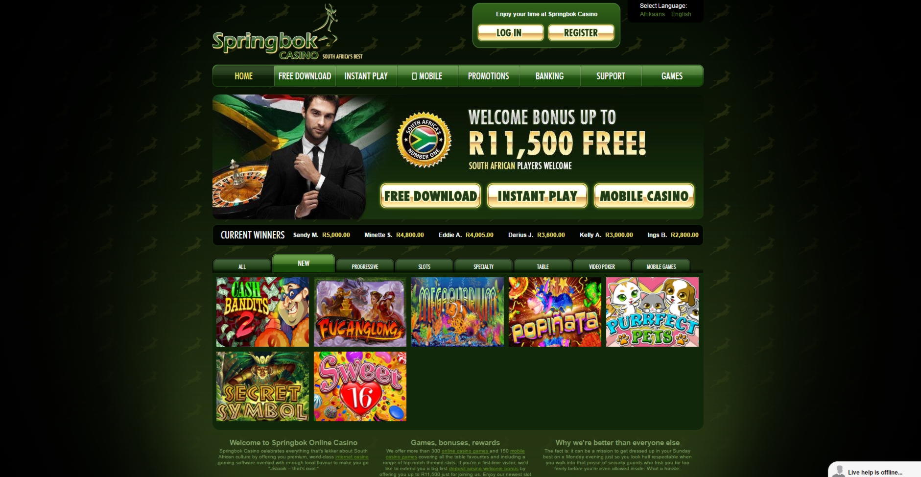 €405 Free Cash at Red Stag