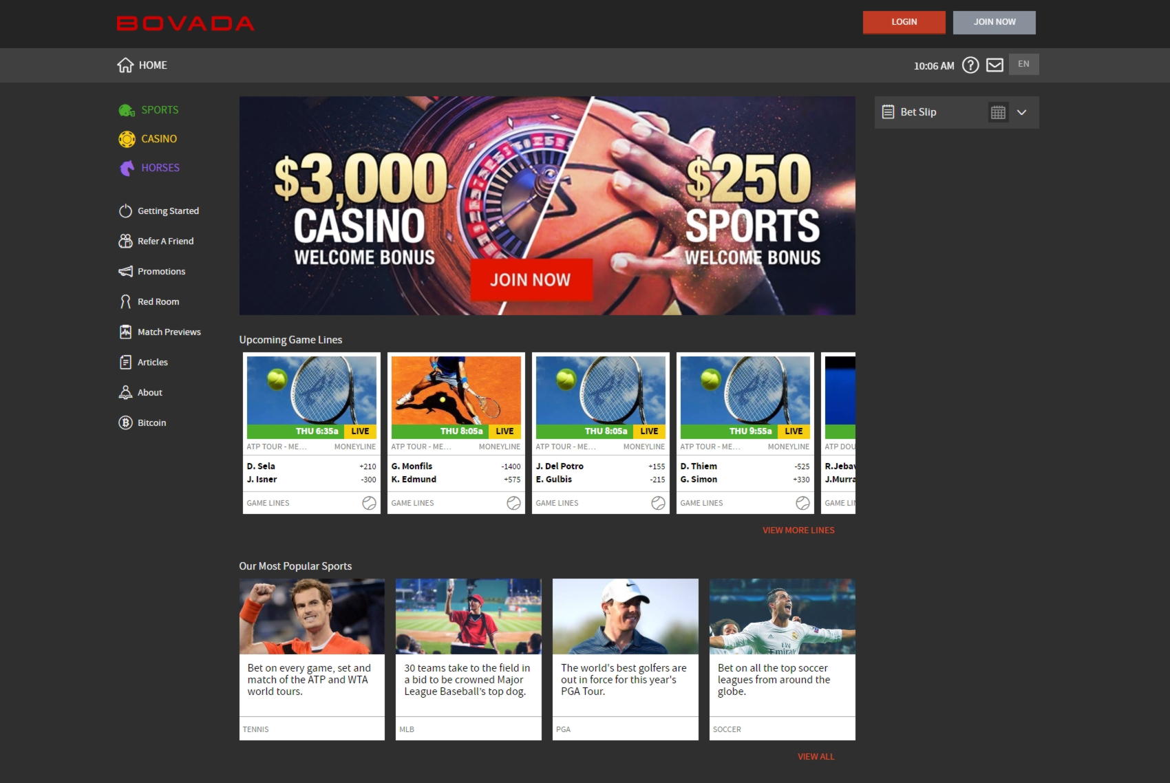710% Match bonus casino at Casino.com