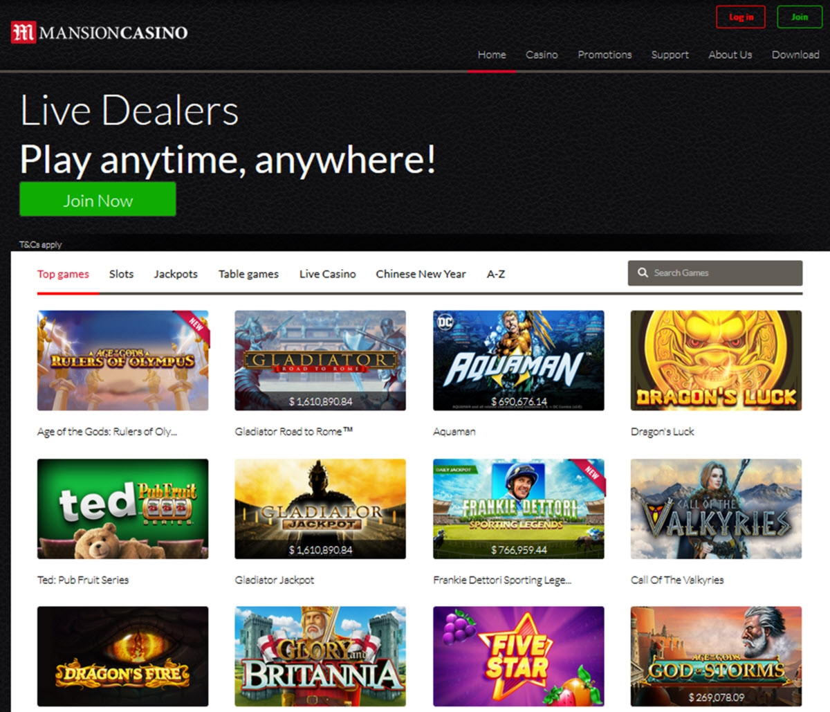 Бозиҳои 125 дар Casino Casino On Net