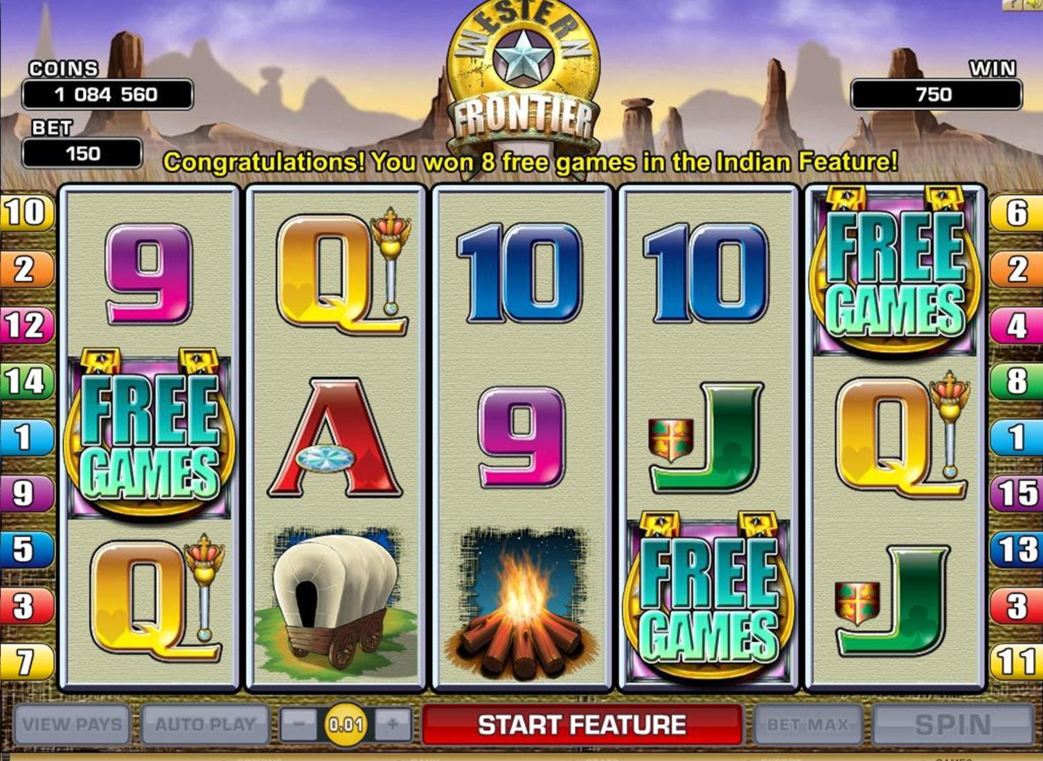 $175 free chip at Treasure Island Jackpots (Sloto Cash Mirror)