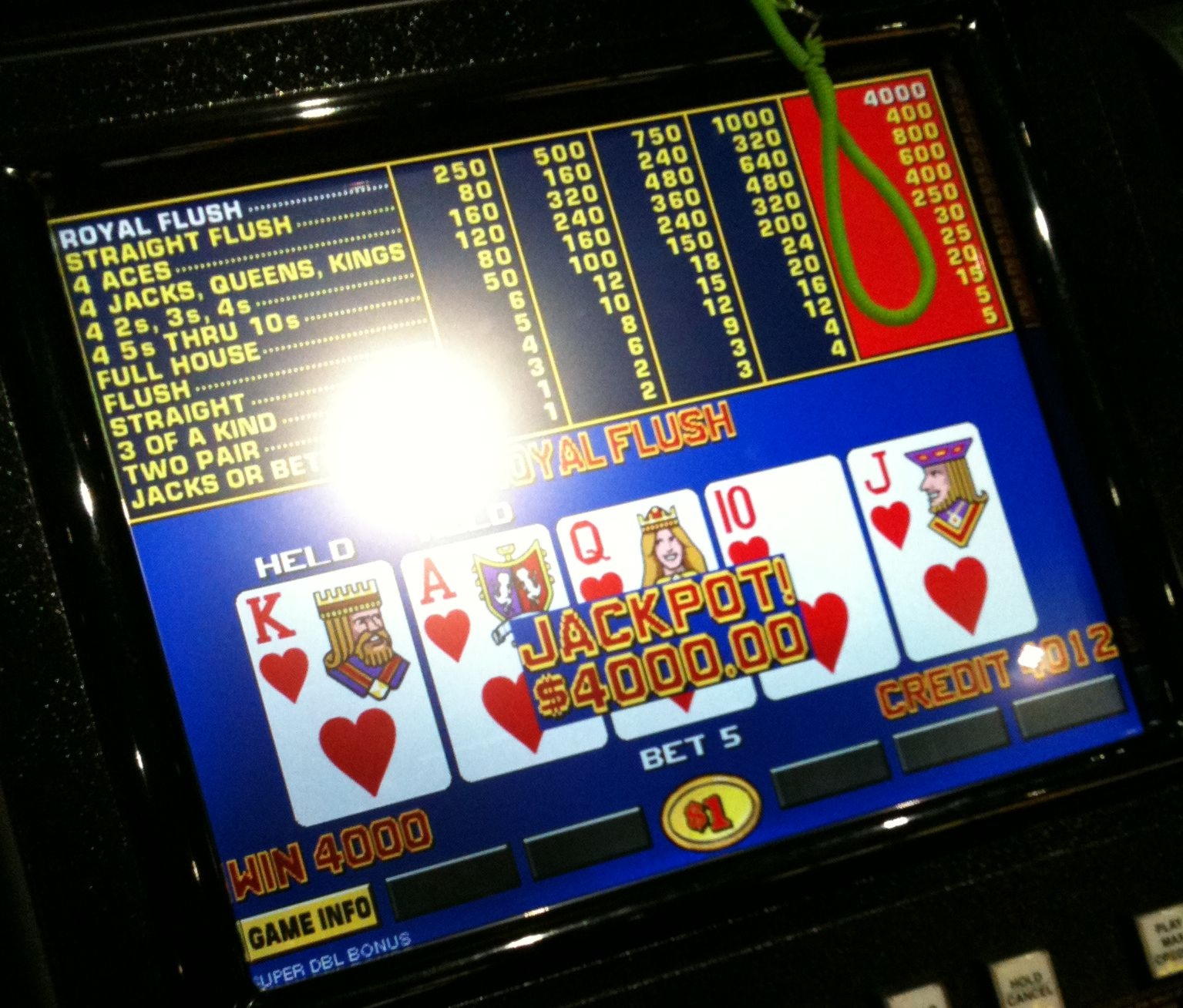 $640 Casino Chip at Gamebookers