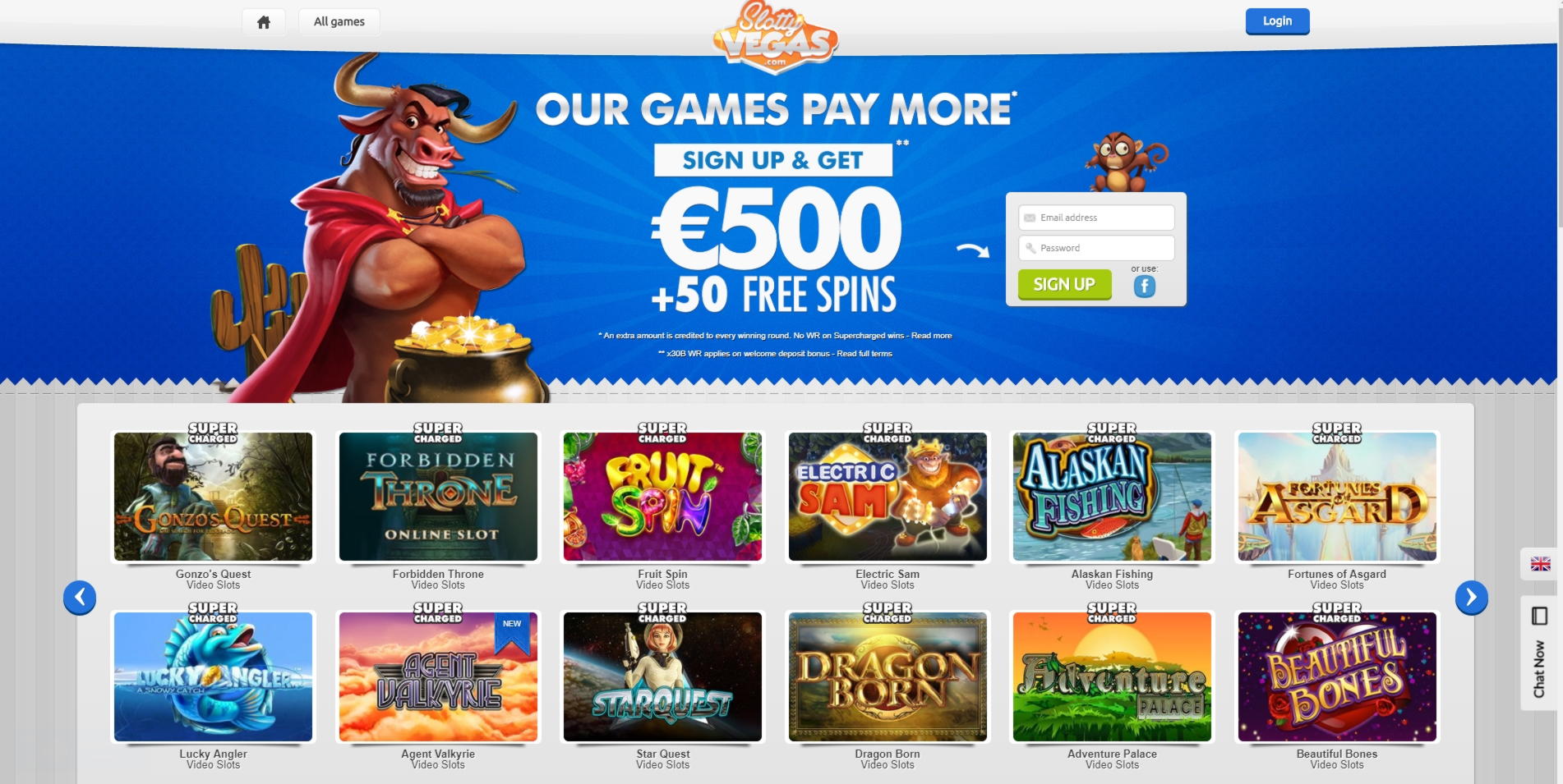 280 Free Casino Spins at Finland Casino
