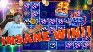 MASSIVÕIT !! Laser Fruit BIG WIN - SUUR VÕIT Casinodady veebikasiinos