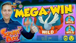 STOR VINST!!! Scruffy Duck BIG WIN - Casinospel - gratissnurr (spel)