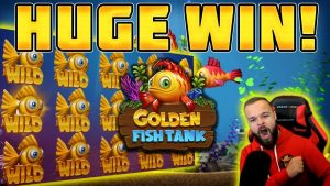 NIESAMOWITE WYGRANE! OGROMNE WIELKIE WYGRANIE na automacie online GOLDEN FISH TANK! FULLSCREEN WILDS!