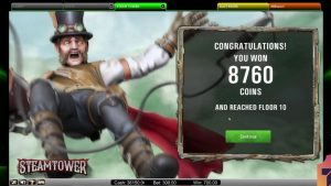 Wieża parowa NIESAMOWITA WIELKA WYGRANA - 33,000 XNUMX €