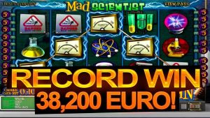 80,000 XNUMX EUR RECORD STOR VINNA i Mad Scientist-spelautomat online!