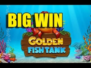 Onlinekasinot 1.75 euro satsar ENORM WIN - Golden Fish Tank STOR WIN